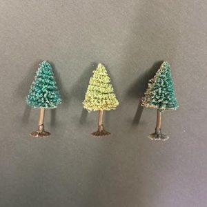 metal gövdeli ağaç h=15cm 6 adet