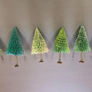 metal gövdeli ağaç h=15cm 6 adet